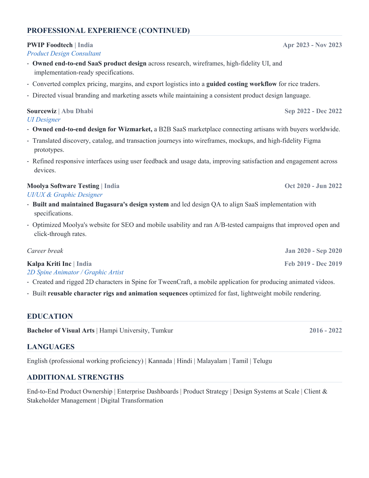 Amal K Saji Resume Page 2